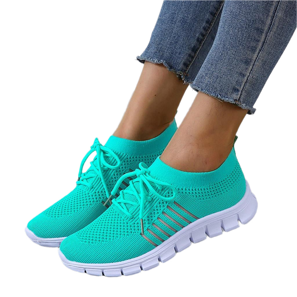 Kvinders Sneakers Komfortabel Fleksibel Tekstil-1