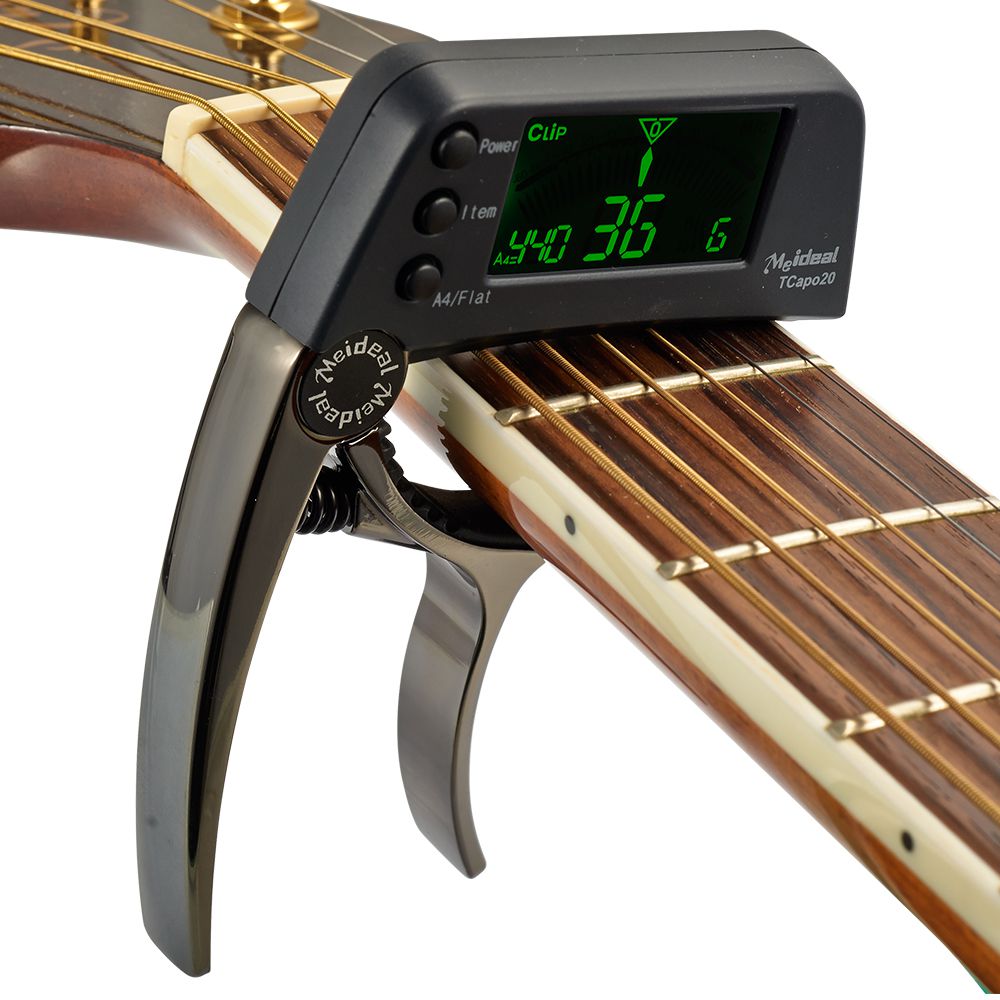 2-i-1 Guitar Capo & Tuner