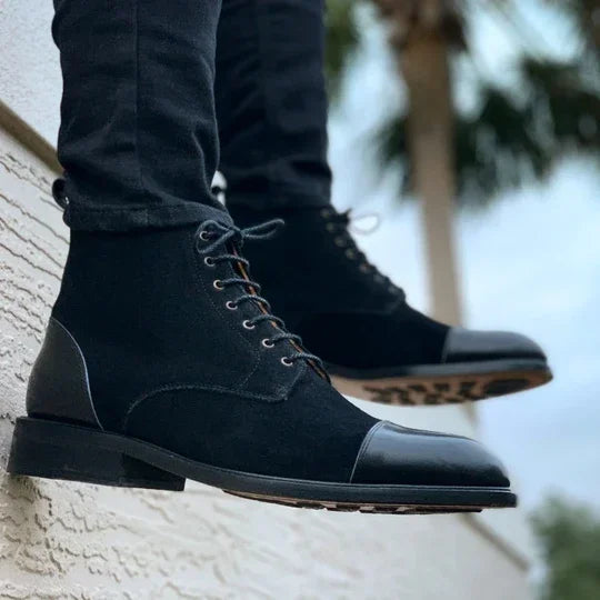 Variant image for Mænds Læder Støvler Elegant Design Robust Komfortabel Stil-1