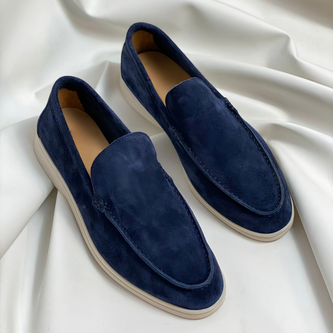 Herre Læder Loafers Vintage Stil 3