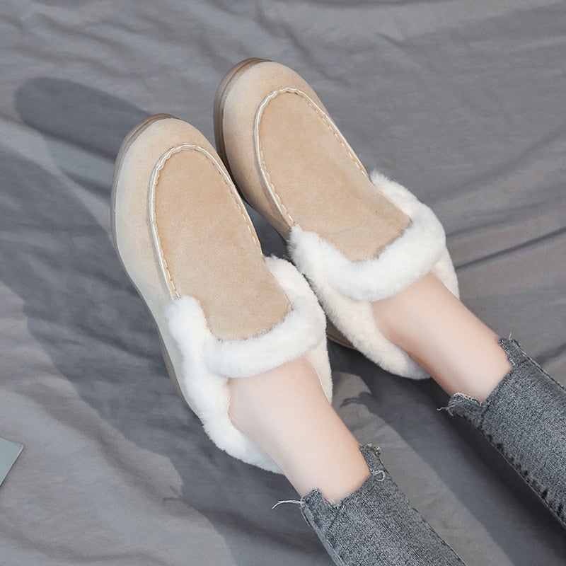 Ankelstøvler i ruskind og læder