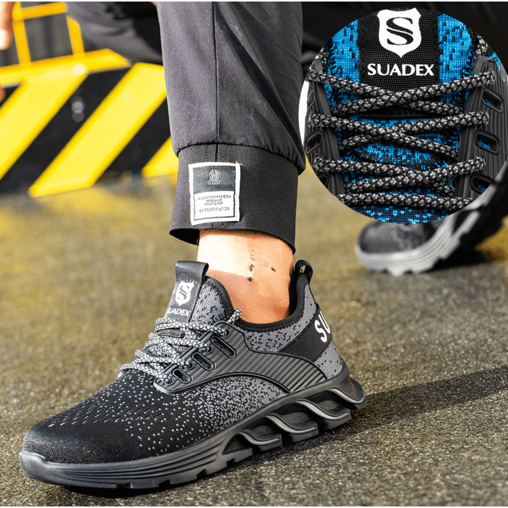 Arbejdssko til mænd med Kevlar-såle og ståltåkappe 4