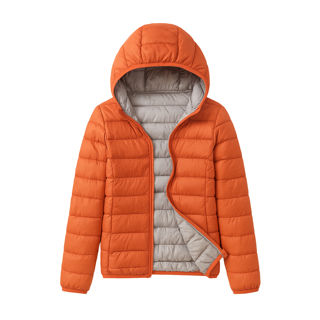 Dame Hættejakke Vinterstil 0