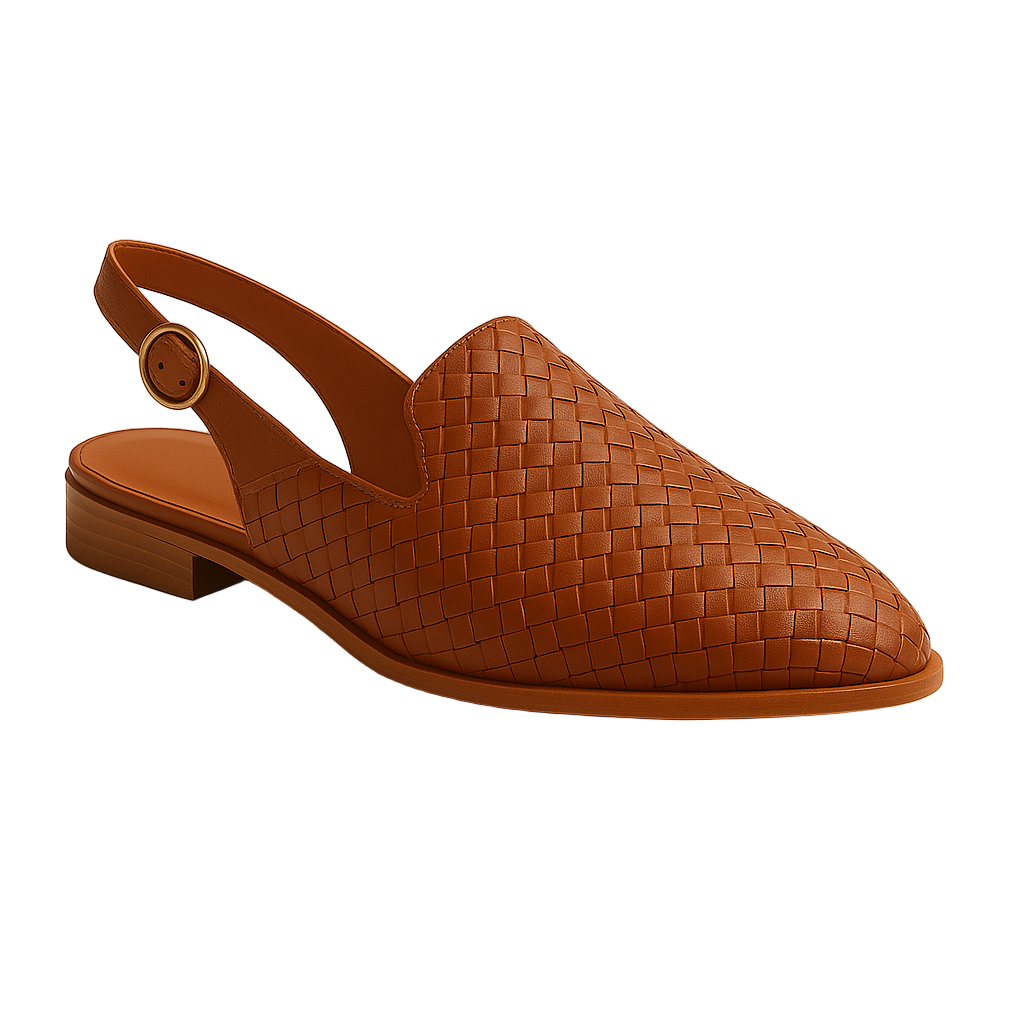 Dame Instappers Vevet Design Åben Hæl Blød Materiale 0