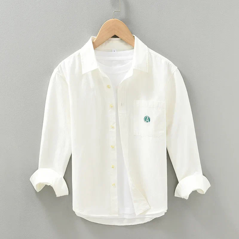 Herre Skjorte Klassisk Komfortabel Pasform Bløde Materialer