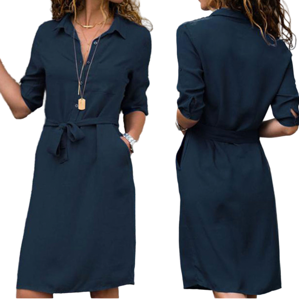 Festkjoler Damer Trendy Design Letvægts Materiale 0