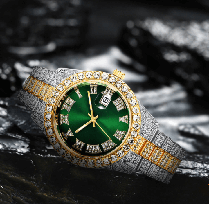 Fuldt iset ud romertal ur