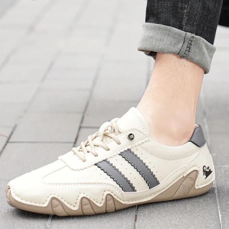 Herre Loafers Komfortabel Læder 8