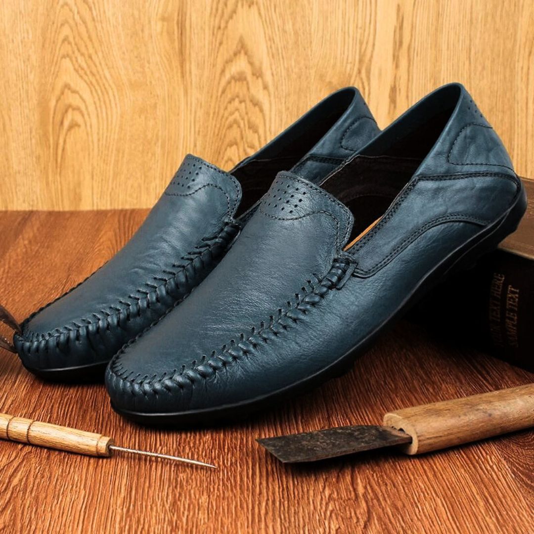 Herre Loafers Letvægts Læder Elegant Design til Mænd 4