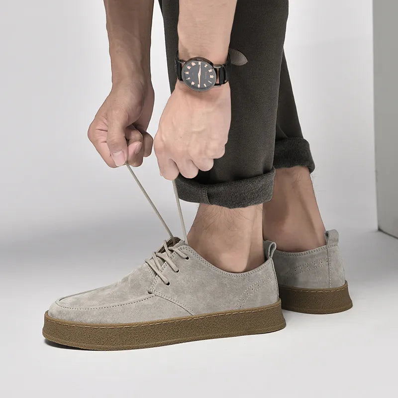 Herre Ruskindssko med Snørebånd 7