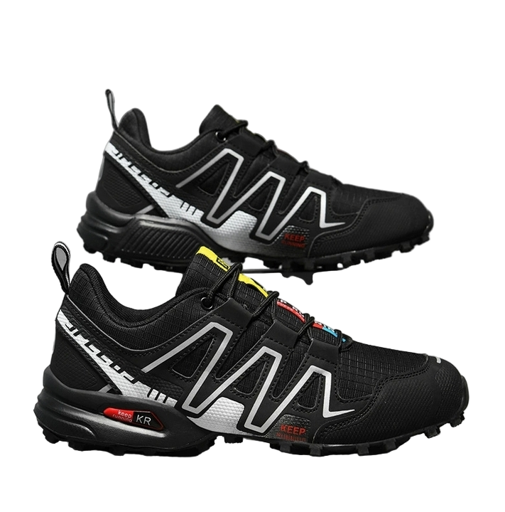 Herre Trekking Sko Komfortabel Design Åndbart Stof 0