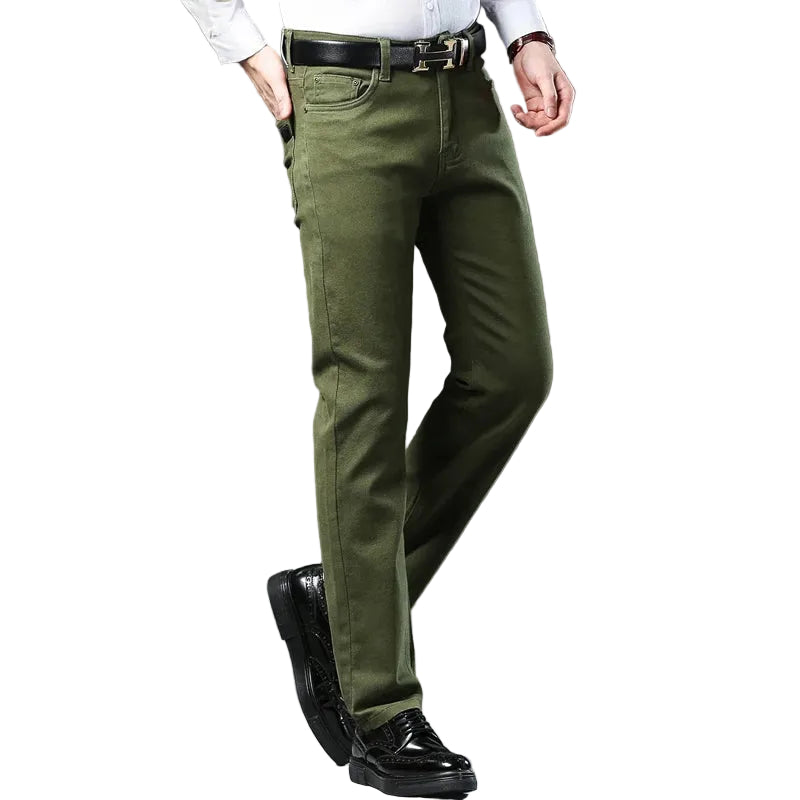 Herrebukser Casual Med Tilspidset Pasform 0