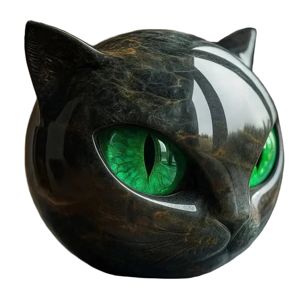 Kattehoved Skulptur Mystisk Design 0