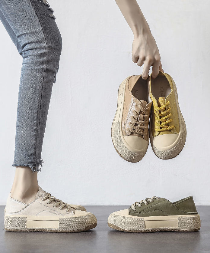 Kvinders Casual Platform Sko med Korsrem 3