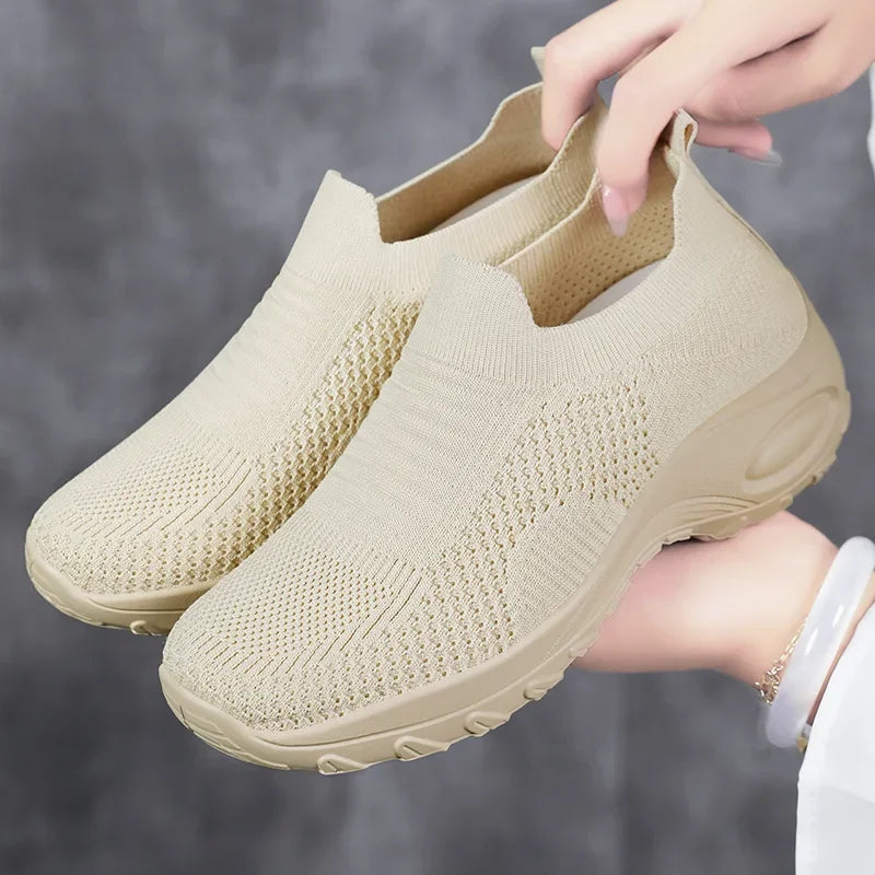 Kvinders Casual Sko Åndbar Mesh Komfortable Sko 0