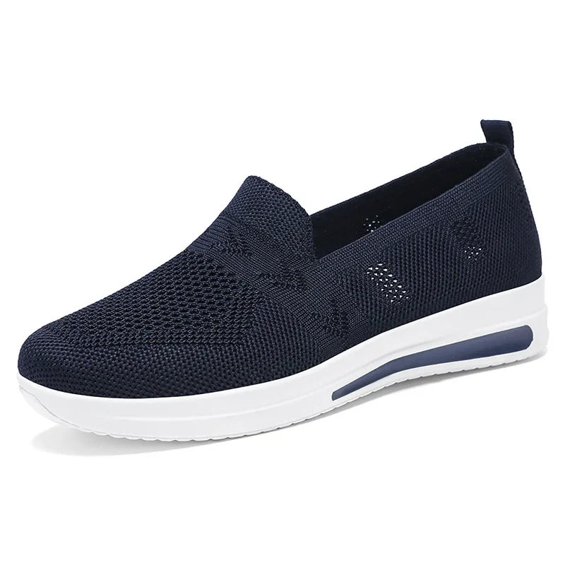 Kvinders Casual Sneakers Åndbar Strik Mesh 6