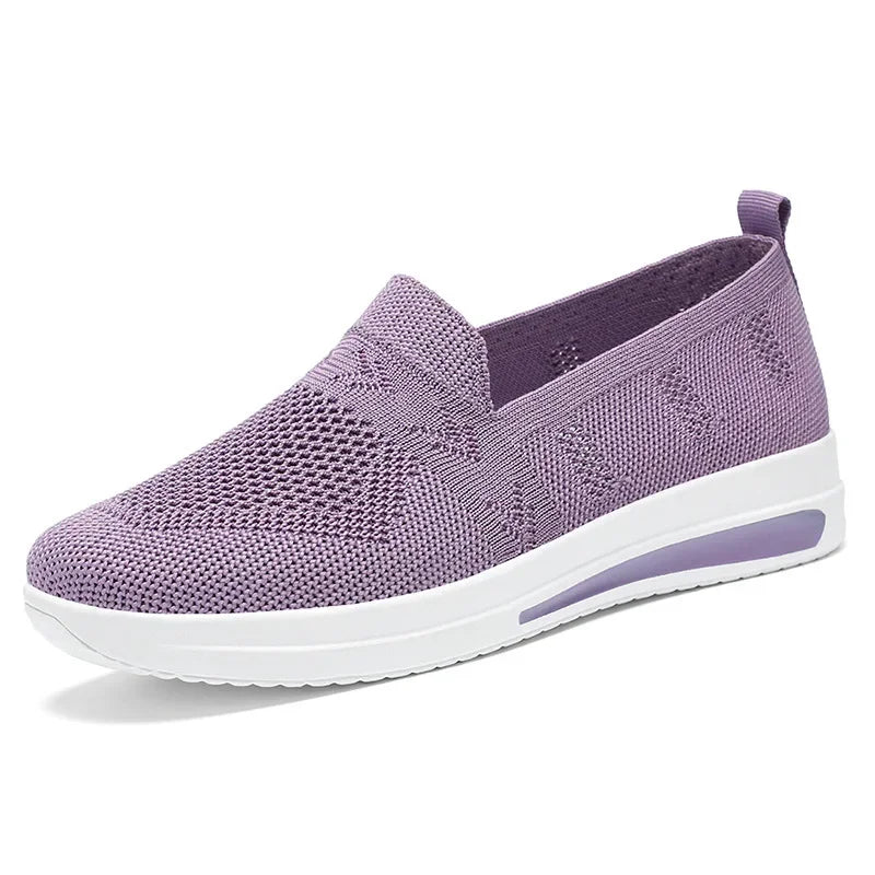 Kvinders Casual Sneakers Åndbar Strik Mesh 9