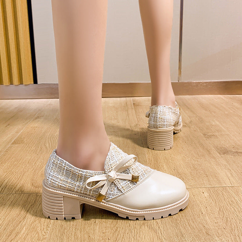 Kvinders Farverige Sko med Sløjfe 1