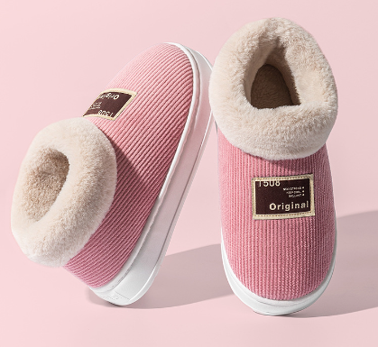 Kvinders Pantofler Imitationspels Foring TPR Sål 2