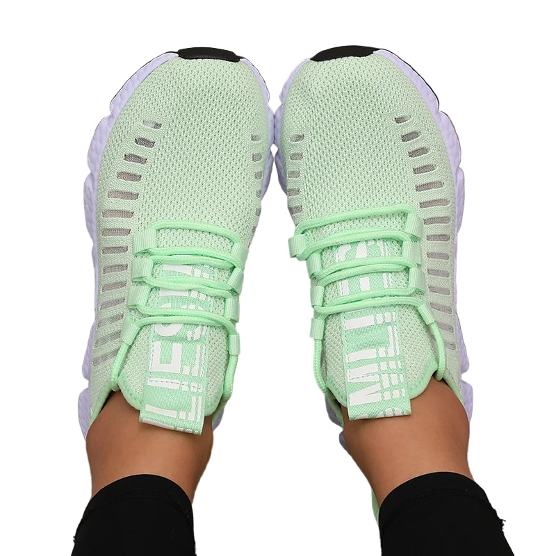 Kvinders Platform Sportsko Trendy Design Åndbar Syntetisk 0