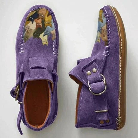 Kvinders Slip-on Sko med Kunstnerisk Design 2