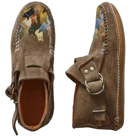 Kvinders Slip-on Sko med Kunstnerisk Design 5