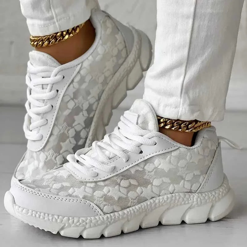 Kvinders Sneakers Med Komfortabelt Design 3