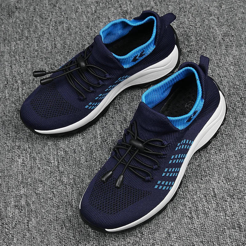 Kvinders Sportssko Plus Size Åndbart Mesh Gummi Sål 2