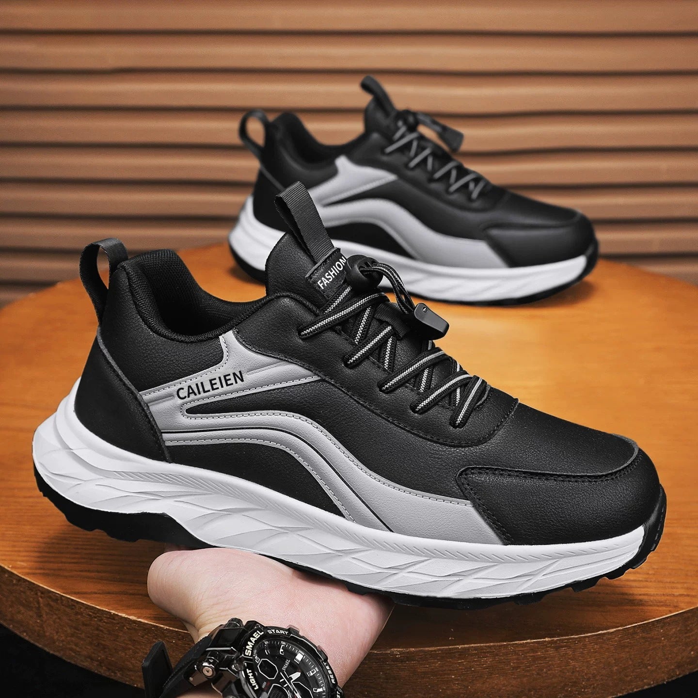 Kvinders Sporty Sneakers med Skridsikker Sål 2