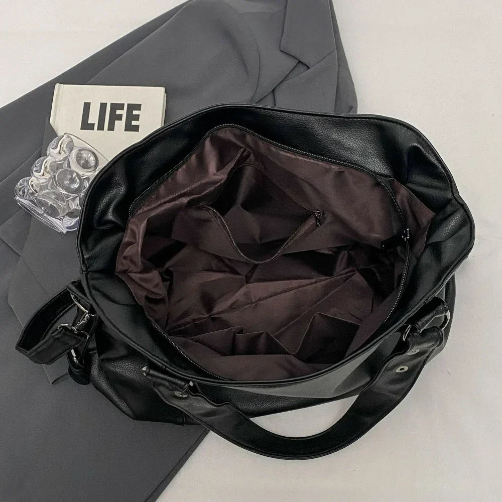 Kvinders Stor Håndtaske Med Aftagelig Skulderrem 4