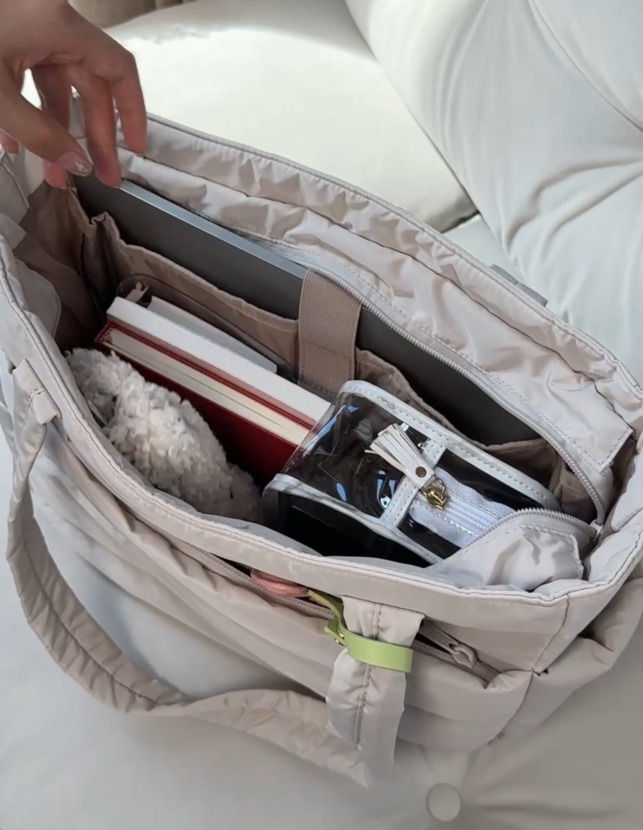 Kvinders Tote Bag Puffer Design Praktisk 4