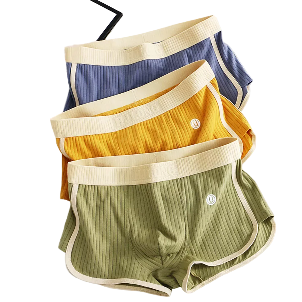 Mænds Boxershorts Sæt Ribbet Design 0