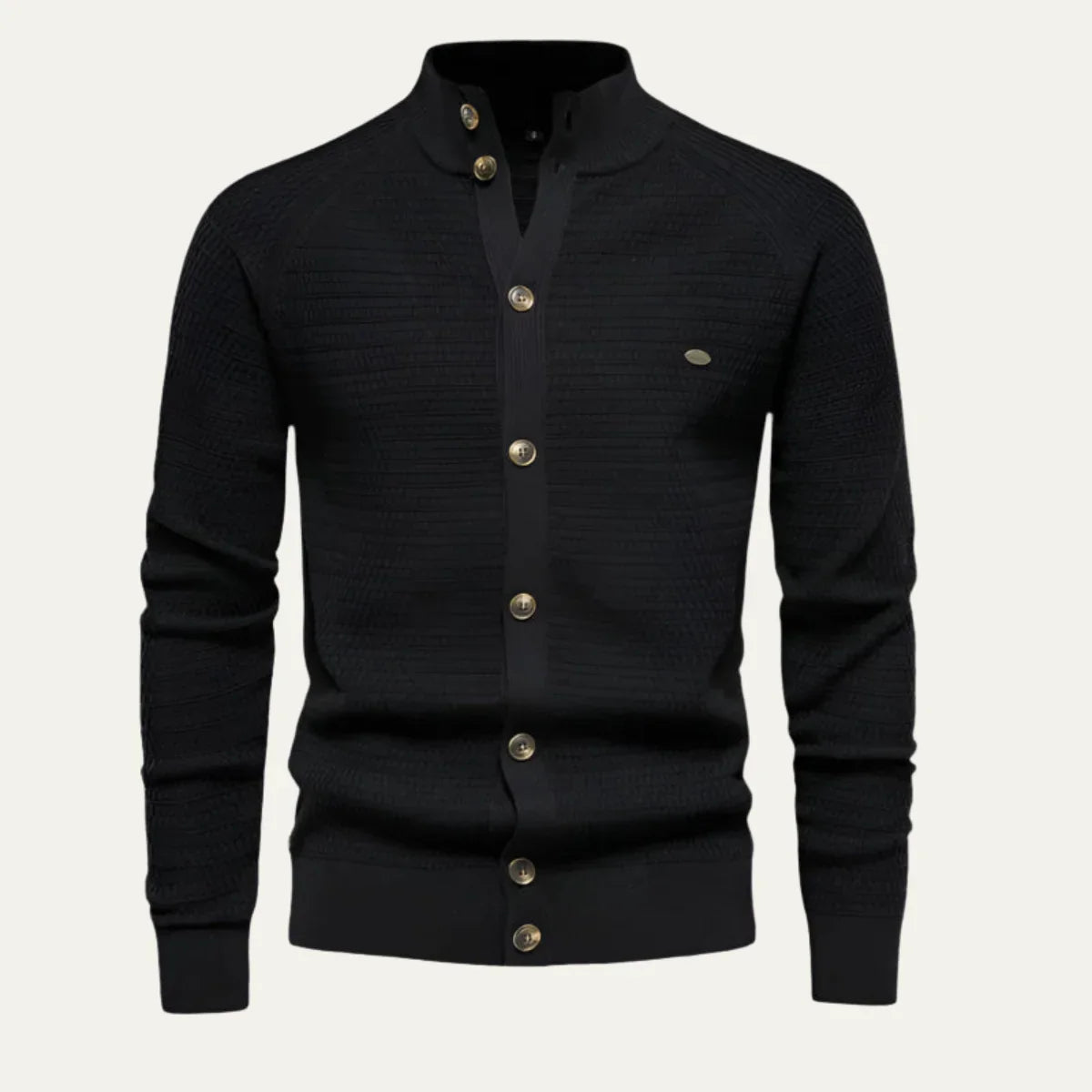 Mænds Cardigan Klassisk Design Knap-Front 4