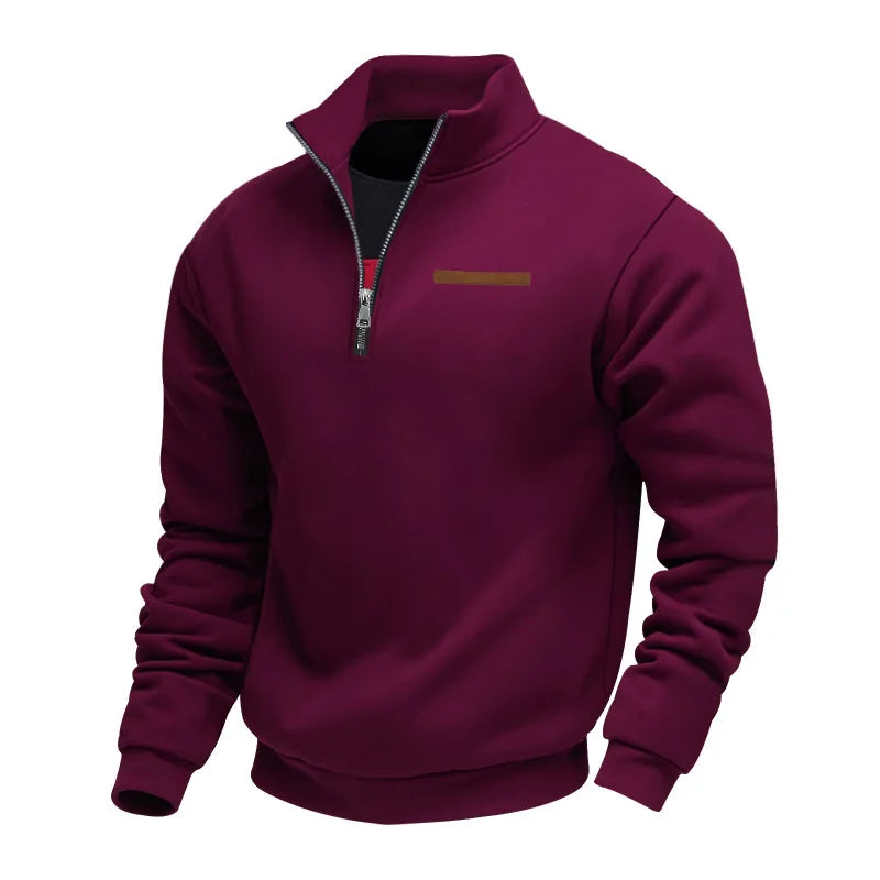 Mænds Casual Fleece Sweatshirt Moderne Design 4