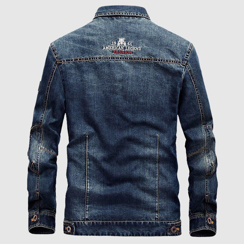 Mænds Denimjakke Moderne Stil 3