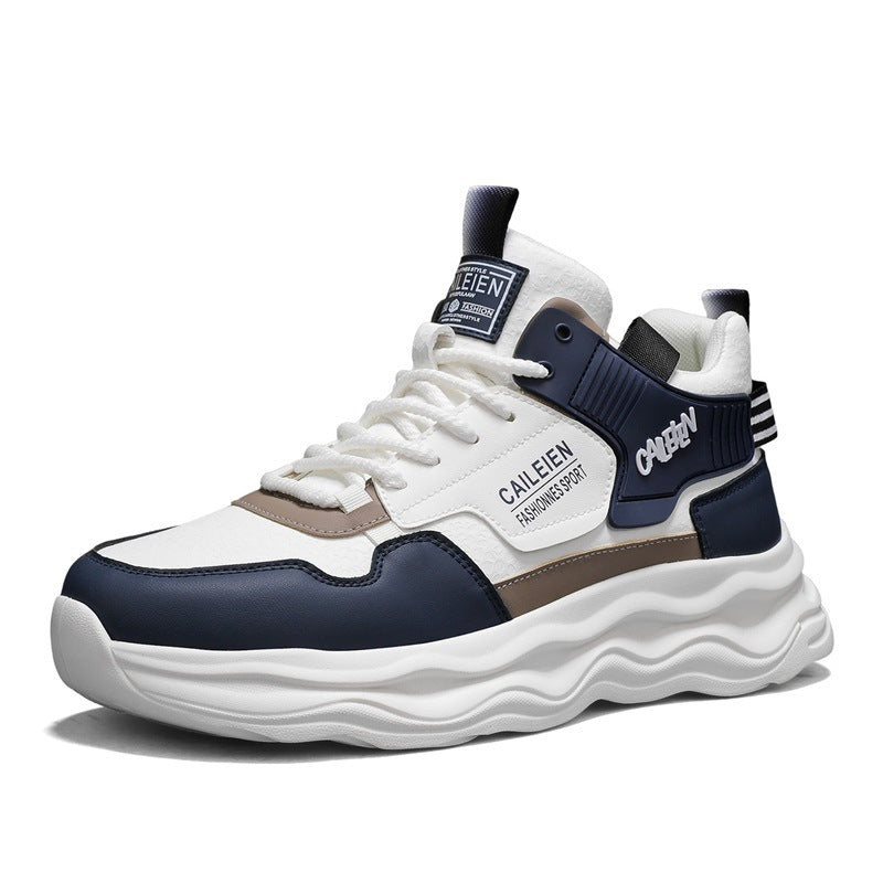 Mænds Sporty Sneakers Mønstret Design til Aktiv Livsstil 5