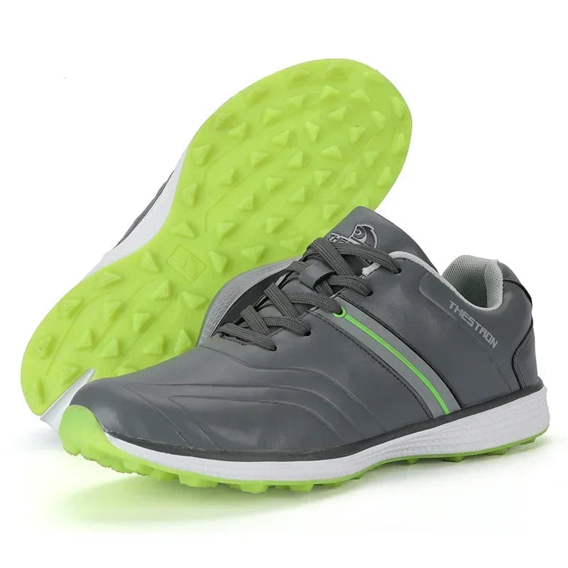 Mænds Vandtætte Golfsko med Skridsikker Såle 8