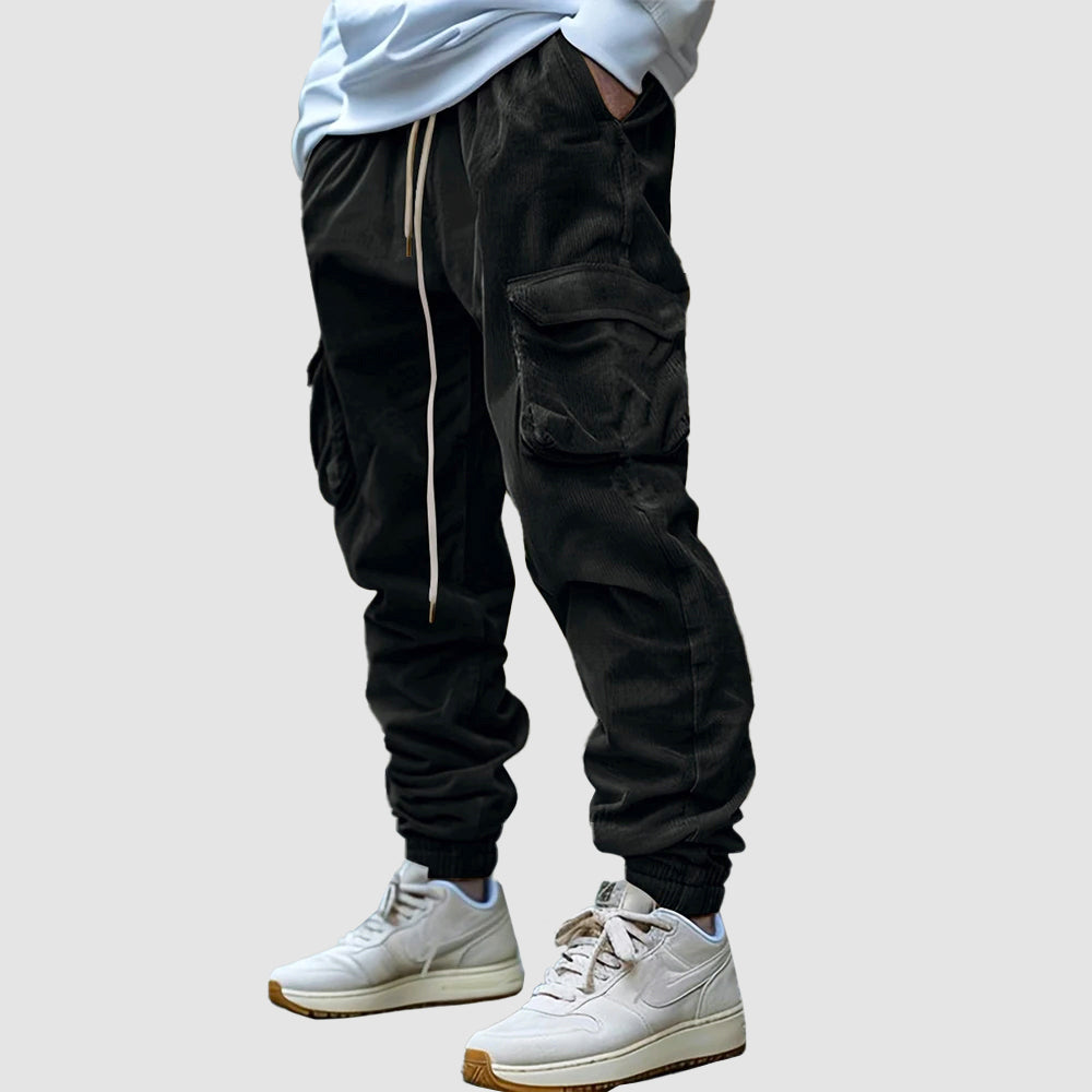 Mænds Vintage Fløjlsbukser Afslappet Stil 3