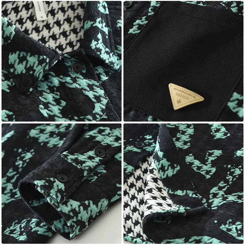 Herre Skjorter Dristig Design Langærmet