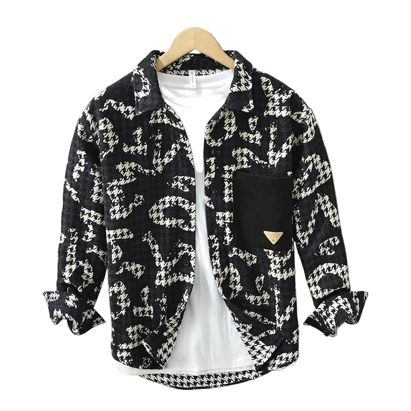 Herre Skjorter Dristig Design Langærmet