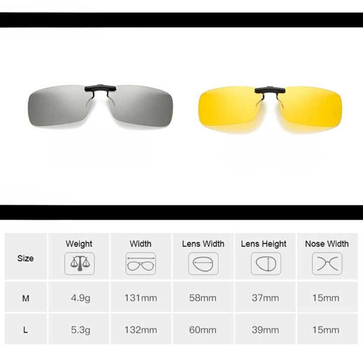 Polariserede clip-on solbriller