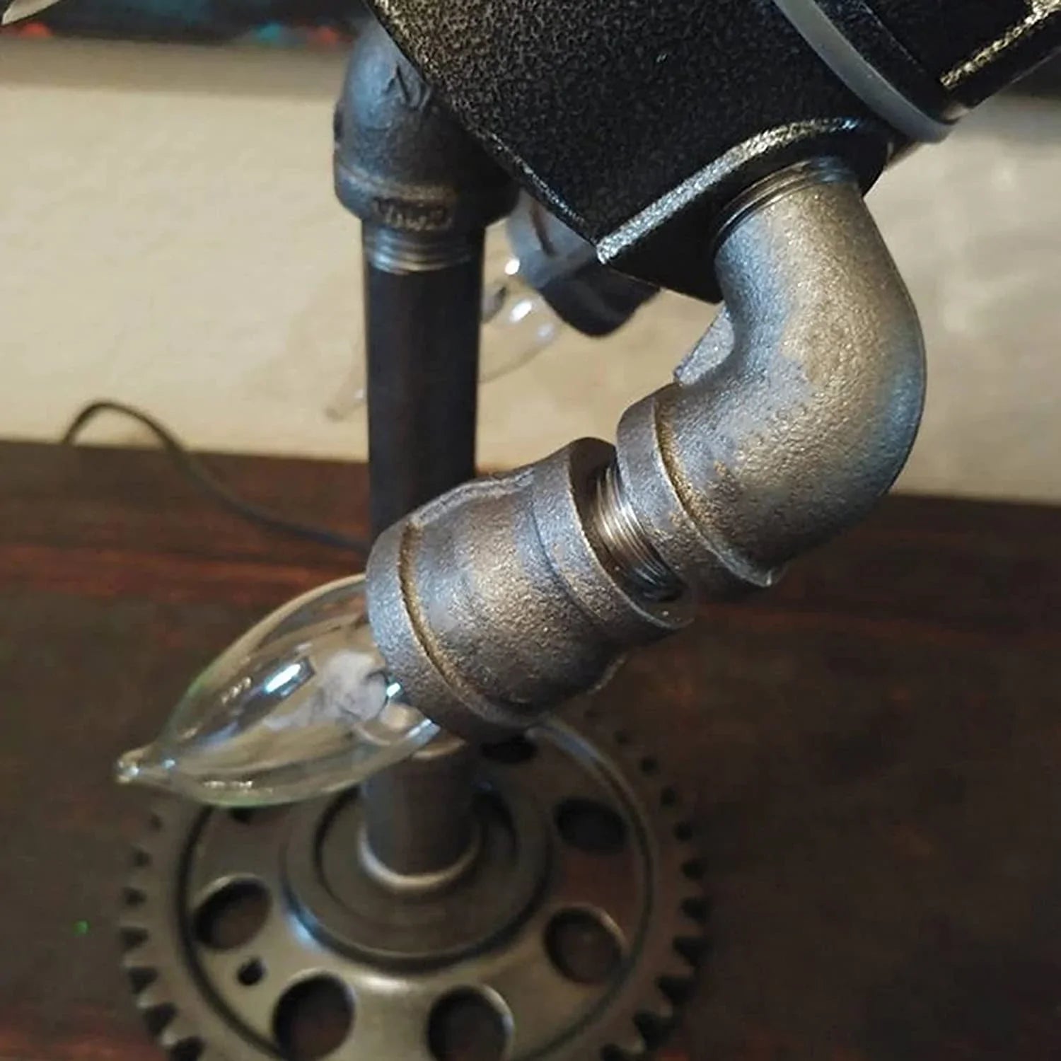 Steampunk Raket Lampe