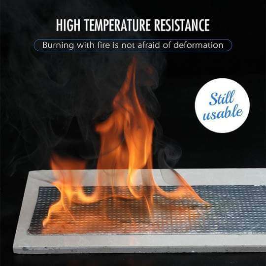 Vandtæt Reparationsbånd Sort Syntetisk Butylgummi Temperaturbestandig-4