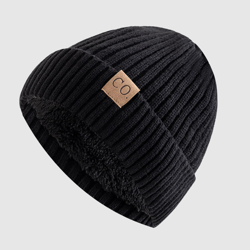 Unisex Beanie Justerbar Pasform Med Strikket Tekstur 2