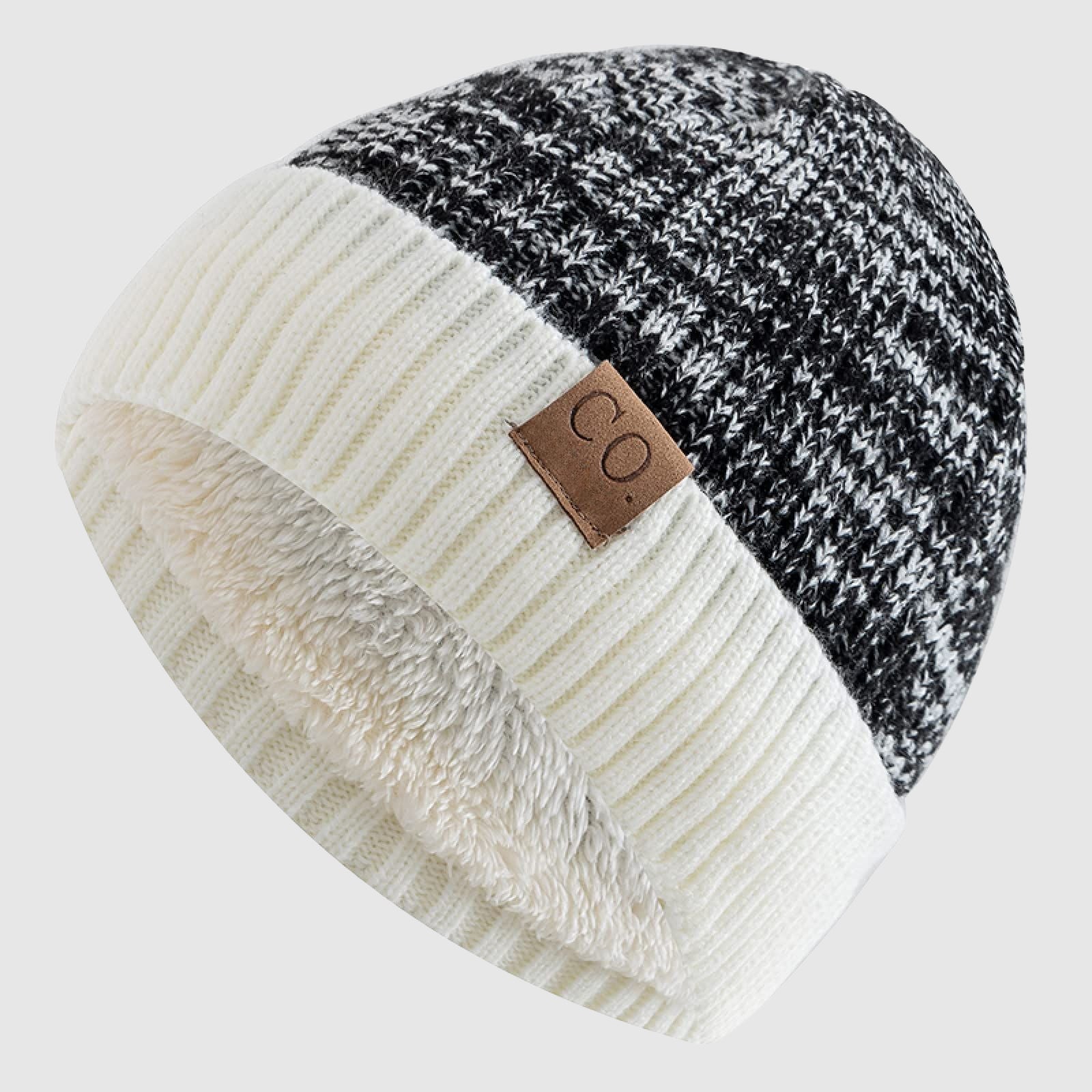 Unisex Beanie Justerbar Pasform Med Strikket Tekstur 3