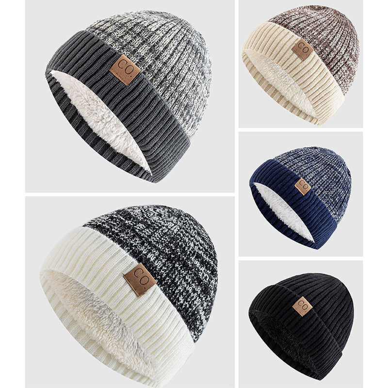 Unisex Beanie Justerbar Pasform Med Strikket Tekstur 5