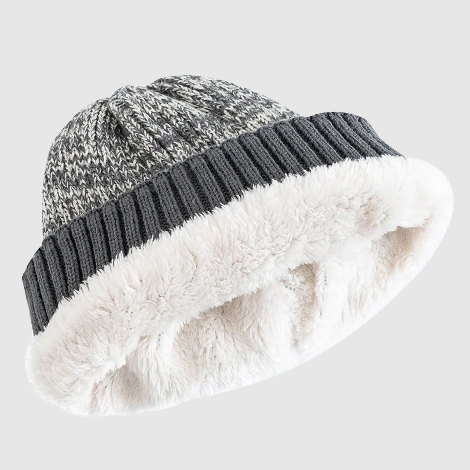 Unisex Beanie Justerbar Pasform Med Strikket Tekstur 6