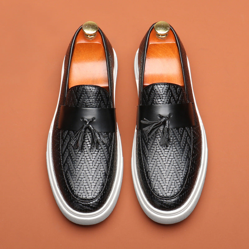 Unisex Loafers Med Kvaster Trendy Slip-On Design 2