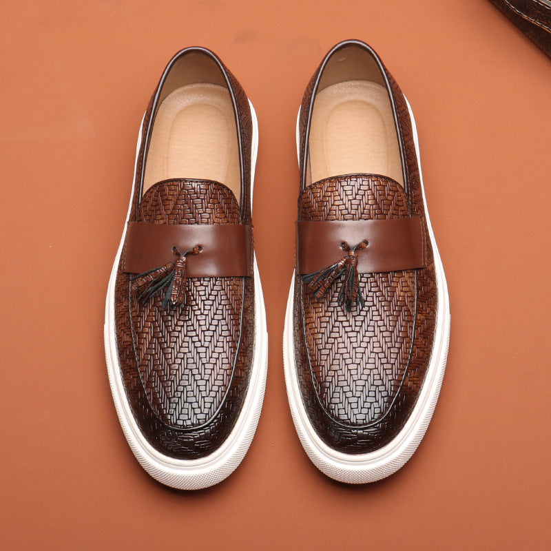 Unisex Loafers Med Kvaster Trendy Slip-On Design 3
