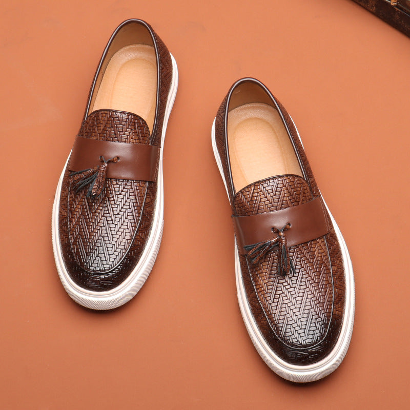 Unisex Loafers Med Kvaster Trendy Slip-On Design 4